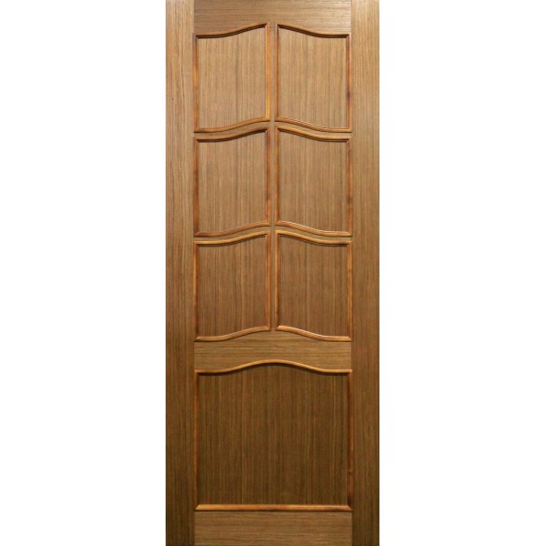 Шпонированная дверь Модель 11 (ПГ) шпон Орех